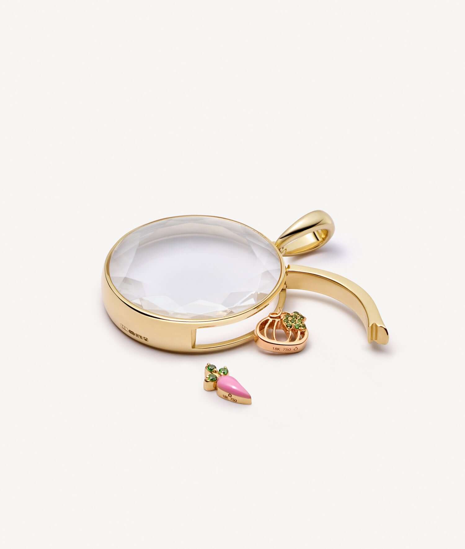 Pink Carrot Charm - Image 2