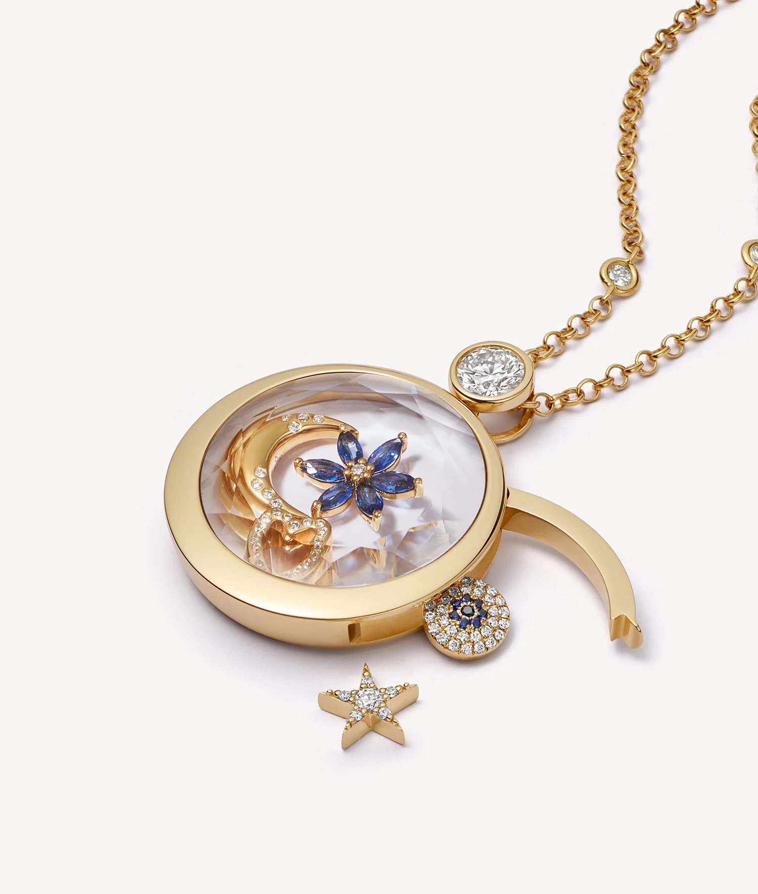 Diamond Evil Eye Charm - Image 3