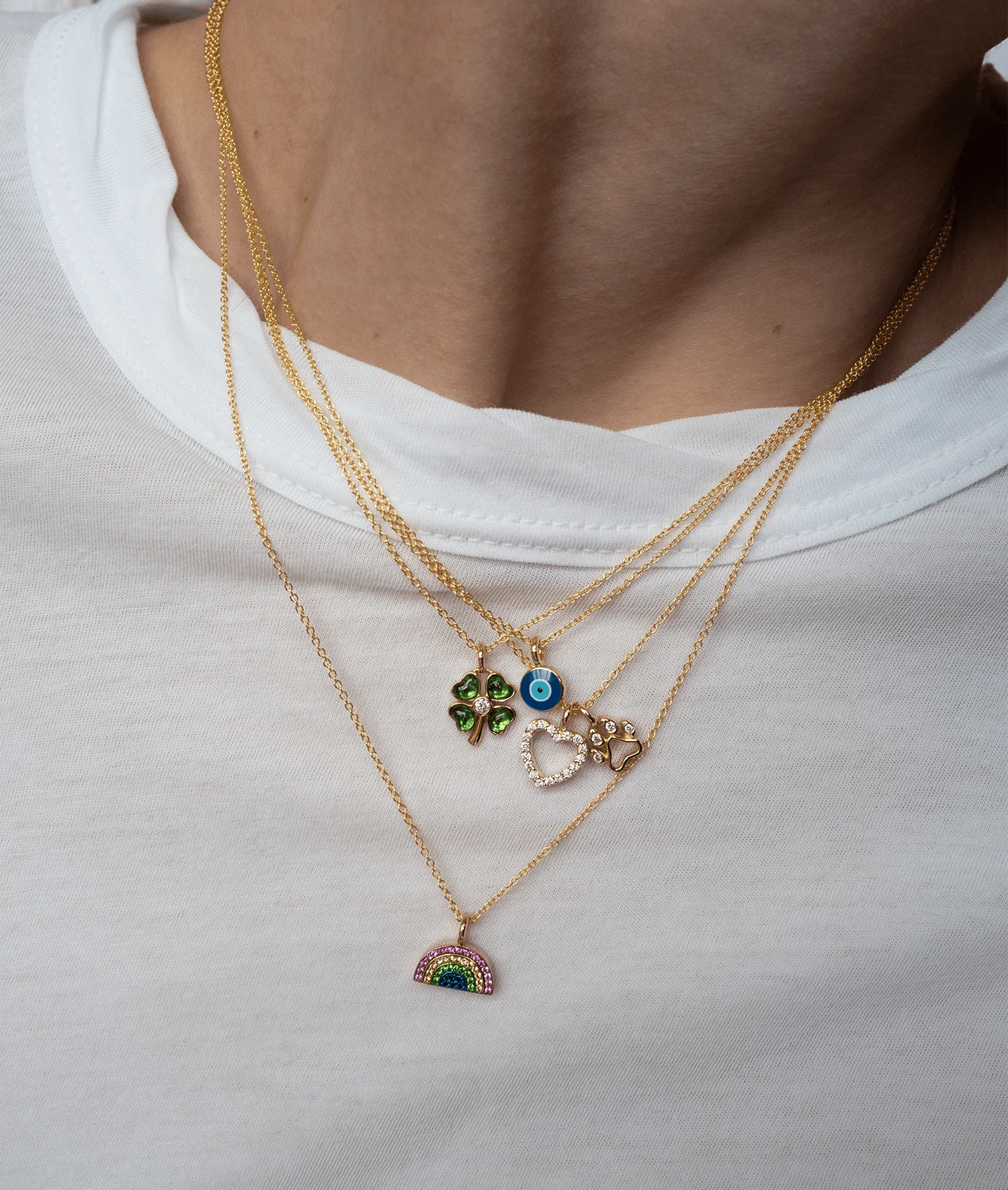 Dog Paw Pendant Necklace - Image 3