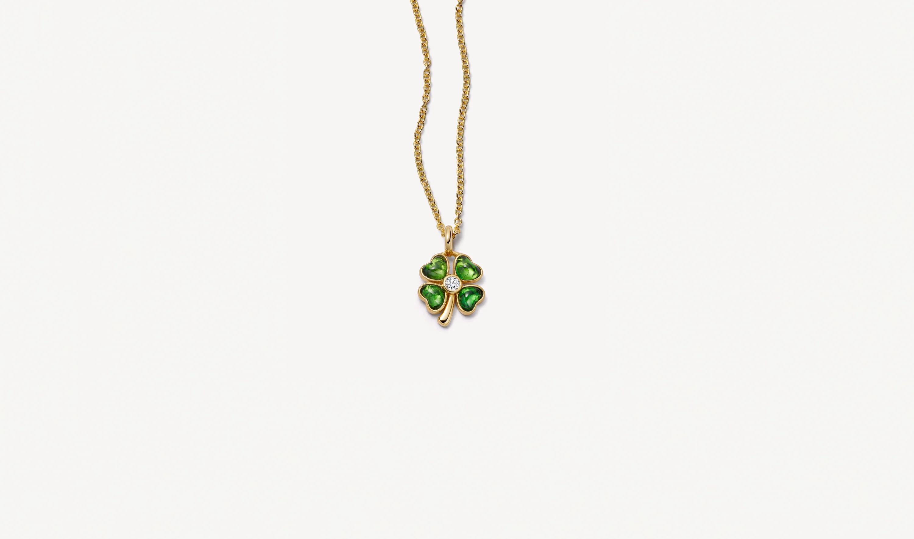 Four Leaf Clover Pendant Necklace