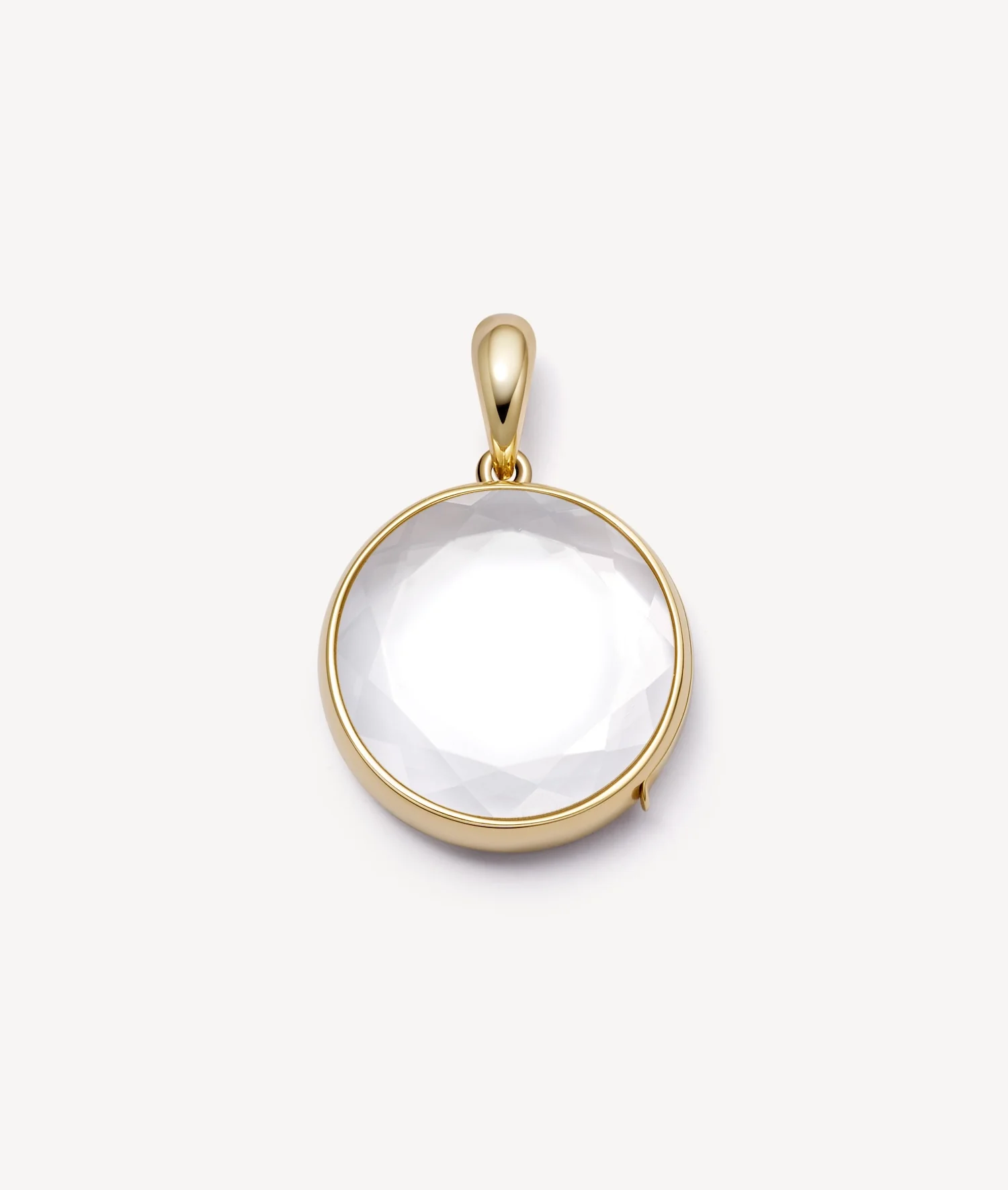 Midi Round Gold Locket 18k - Image 2