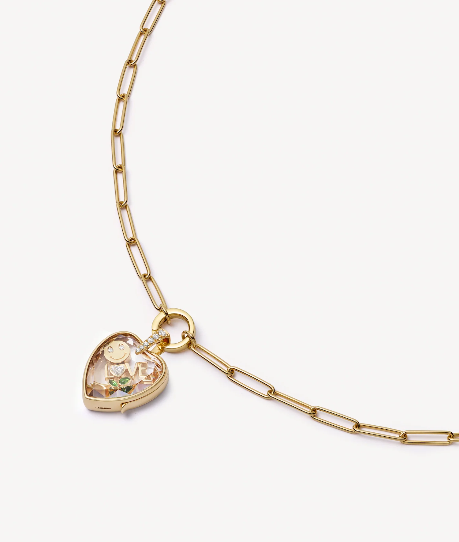 Paperclip 22 Inch Gold Necklace 18k - Image 4