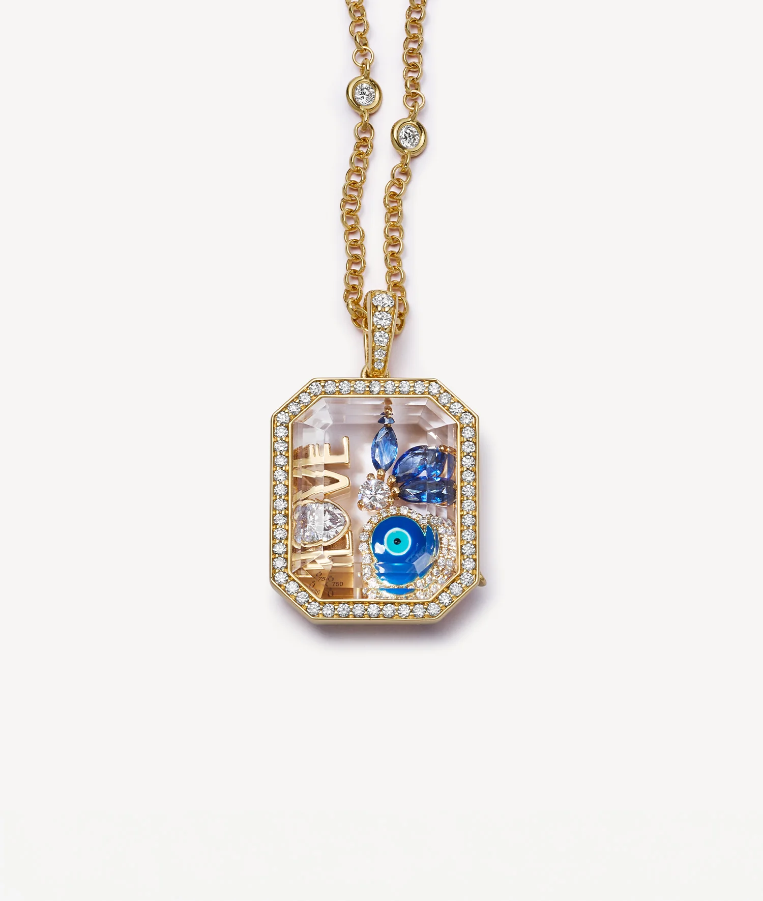 Pave Evil Eye Charm - Image 2