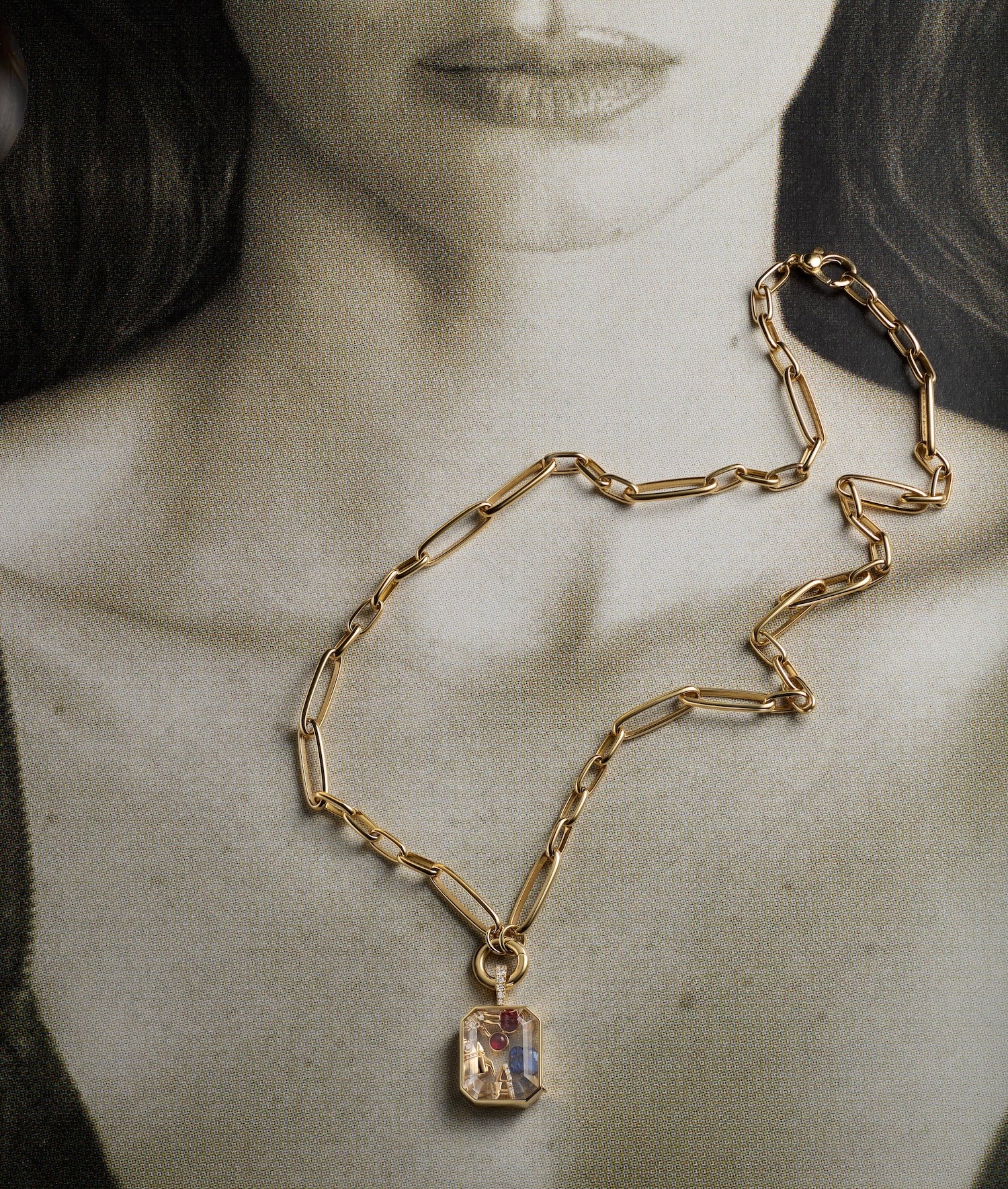 Renga Link 20 Inch Necklace 18k - Image 5